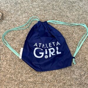 Blue Drawstring Athleta bag FREE WITH PURCHASE